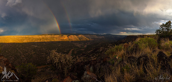 Storm Over White Rock Canyon